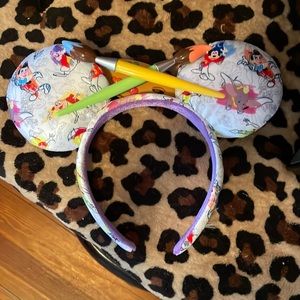 New Disney parks paint and ink Minnie Mouse ears without tags